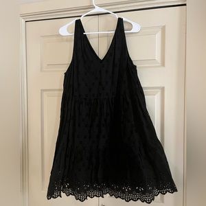 Black Eyelet Dress